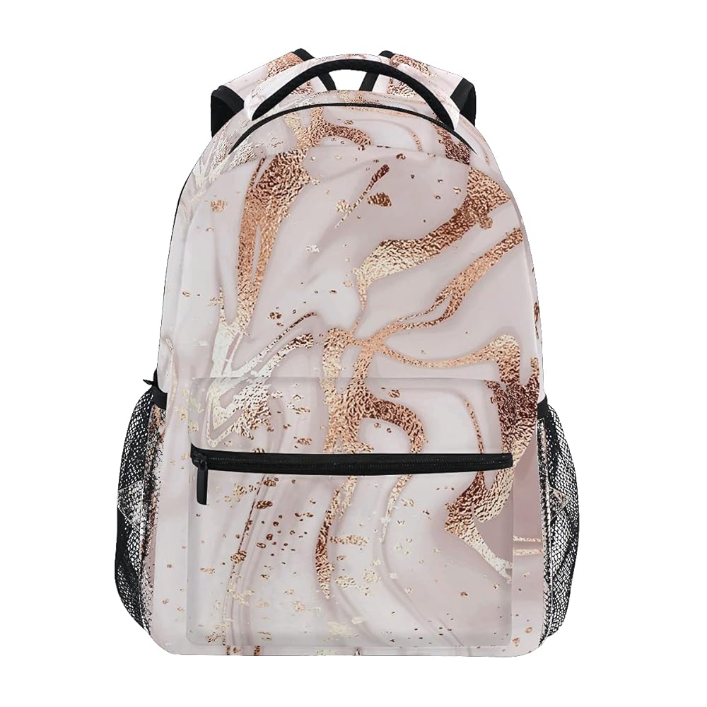 Amazon.com: ALAZA Pink Marble Backpack for Girls Backpack